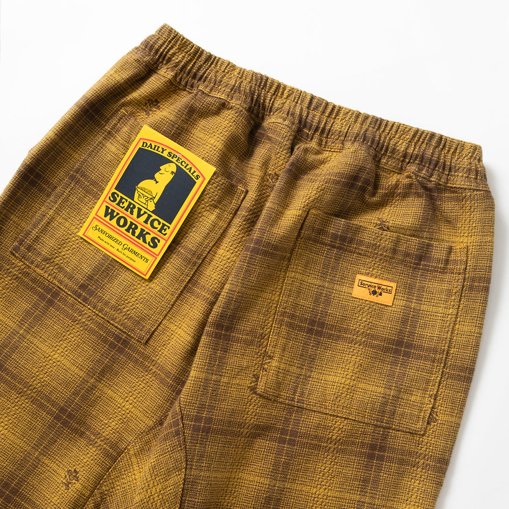 Service Works Thistle Plaid Chef Pant
