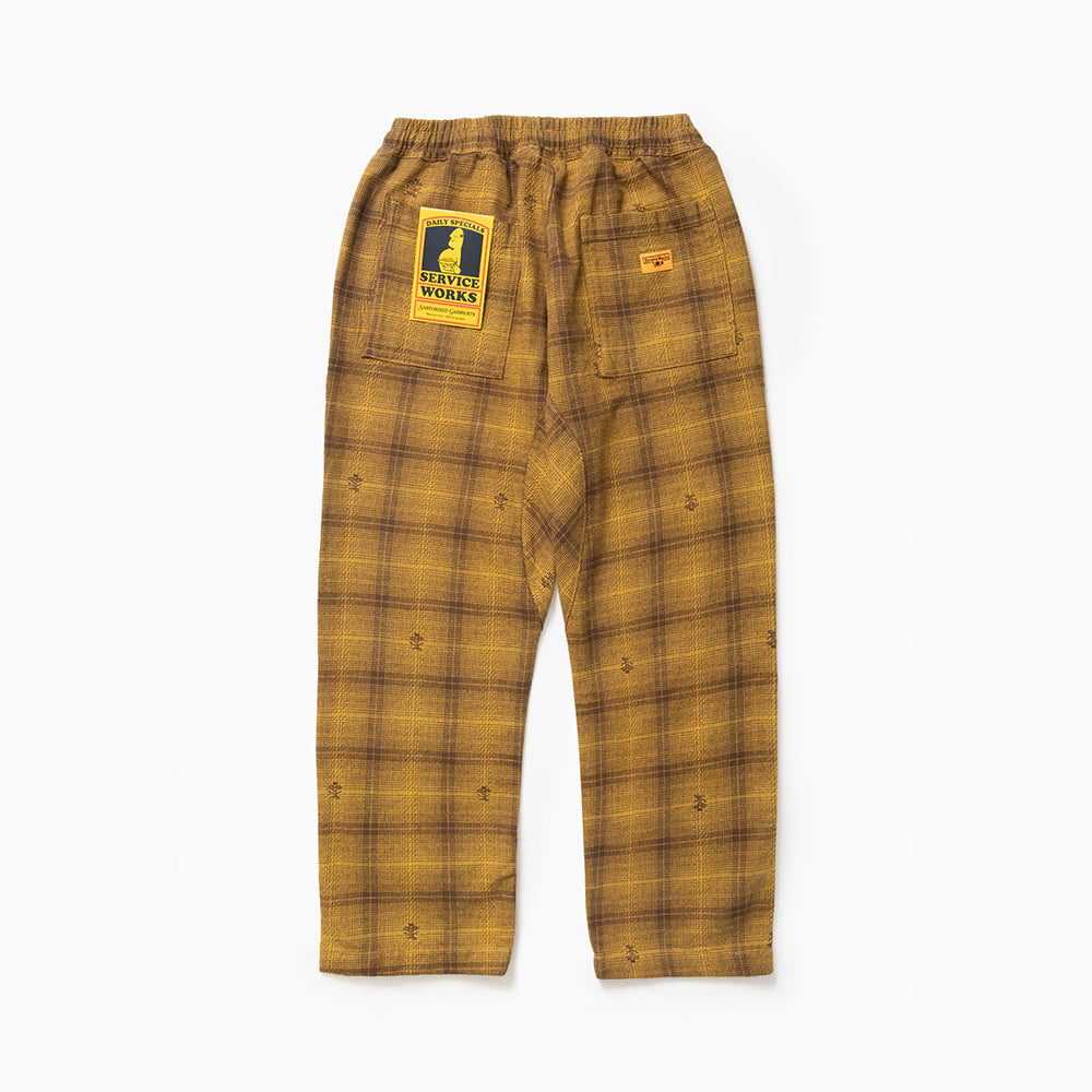 Service Works Thistle Plaid Chef Pant