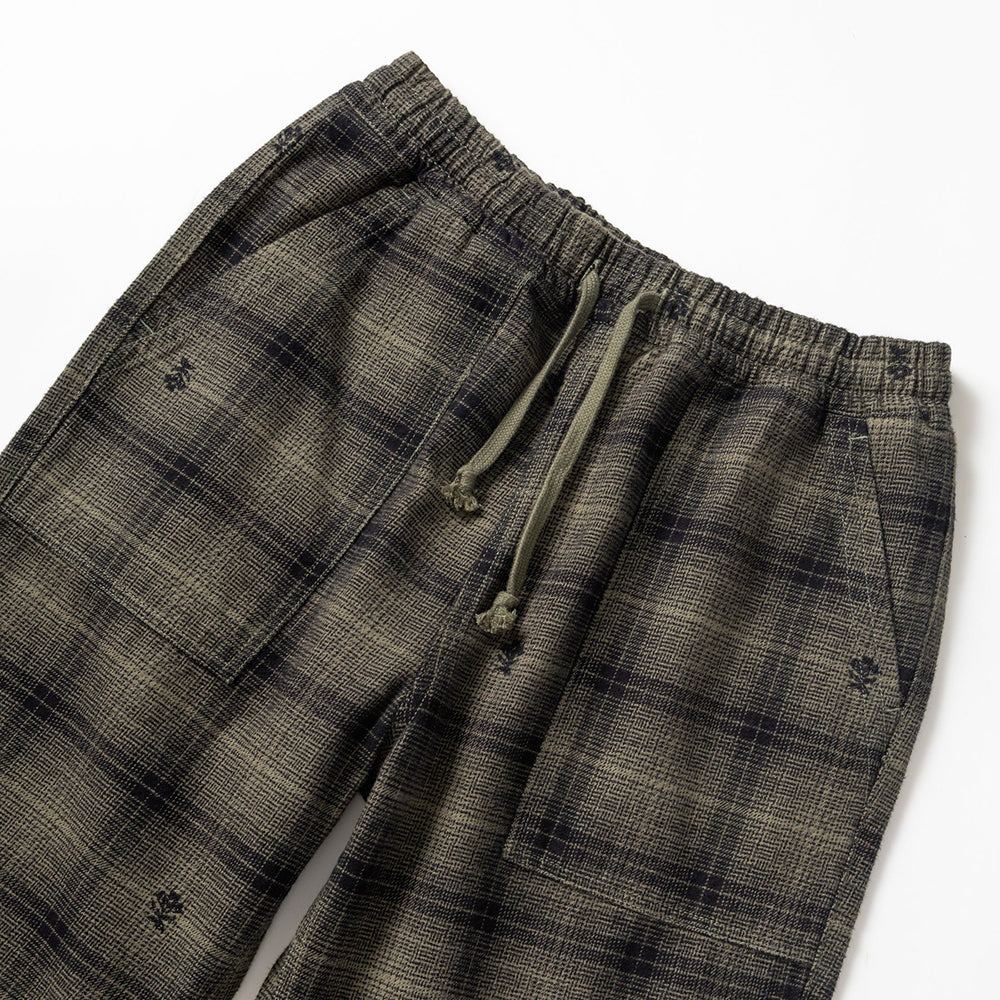 Service Works Thistle Plaid Chef Pant - Olive