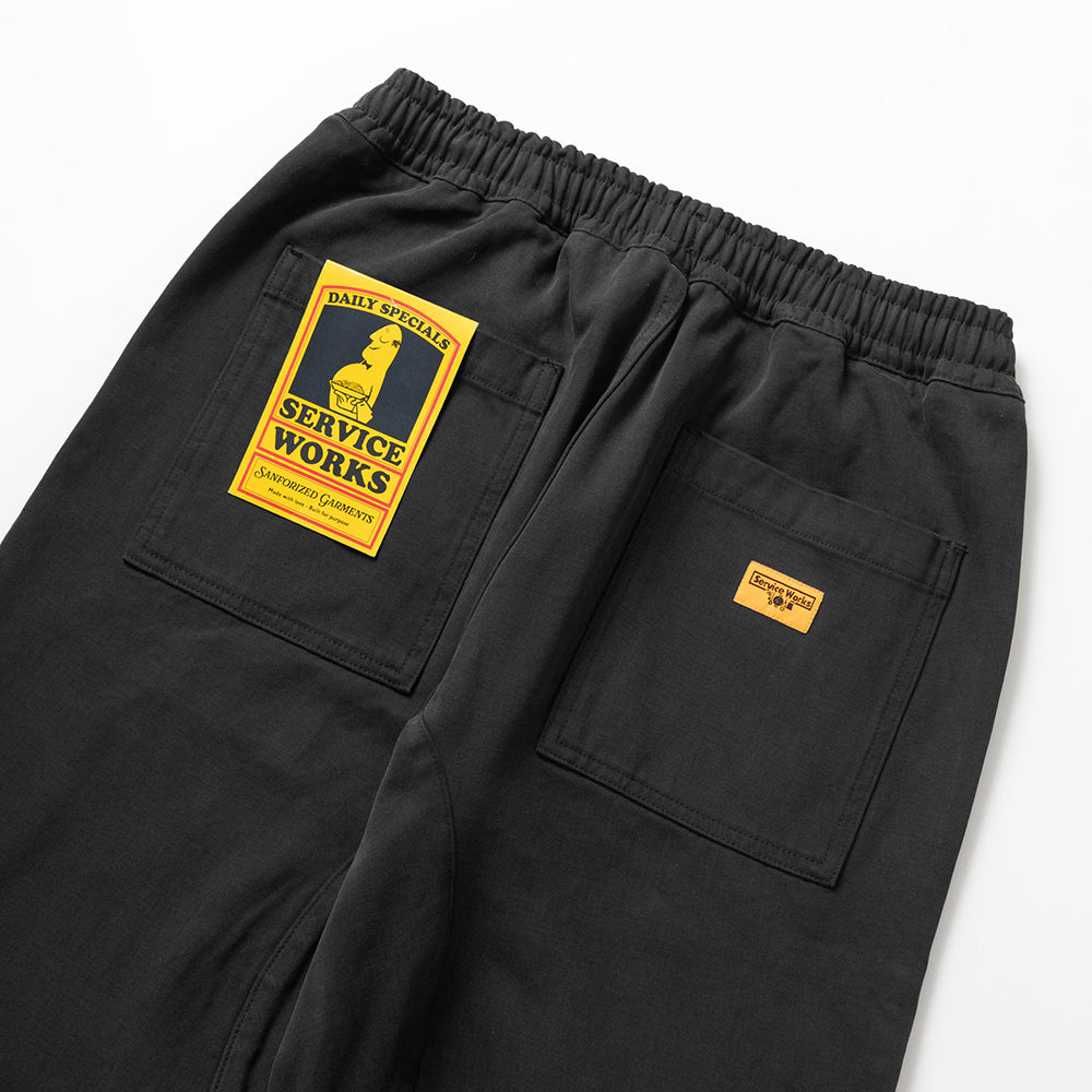 Service Works Moleskin Chef Pant - Black