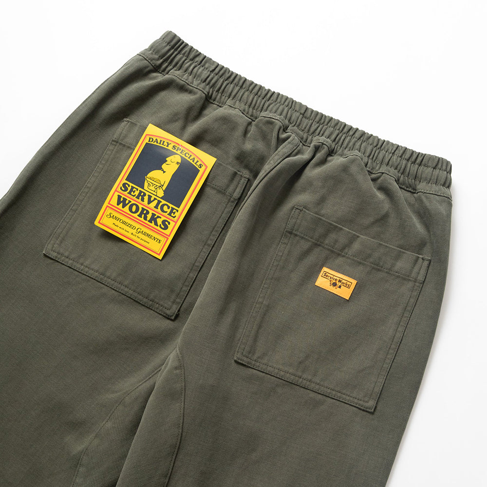 Service Works Moleskin Chef Pant - Moss
