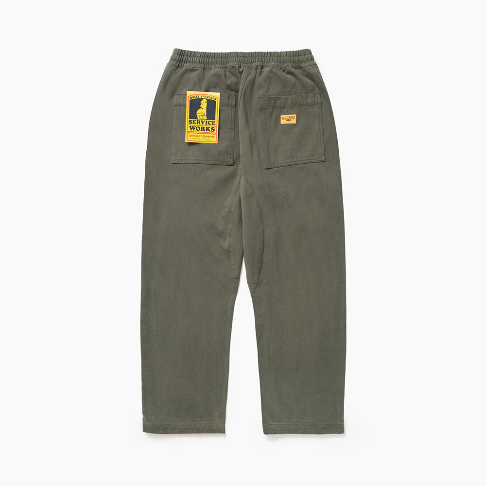 Service Works Moleskin Chef Pant - Moss