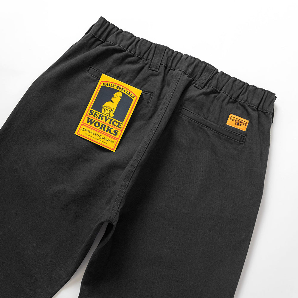 Service Works Canvas Waiter Pants - Black