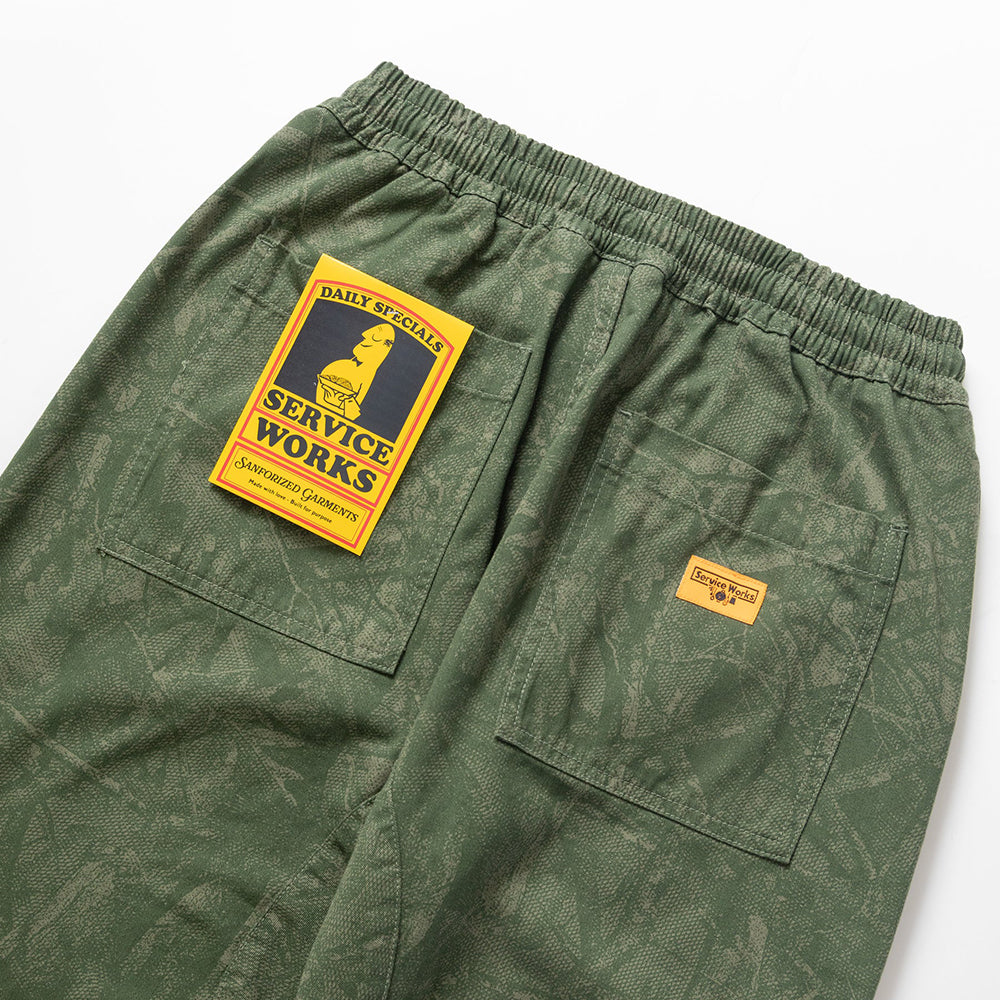 Service Works Xerox Camo Chef Pant - Olive