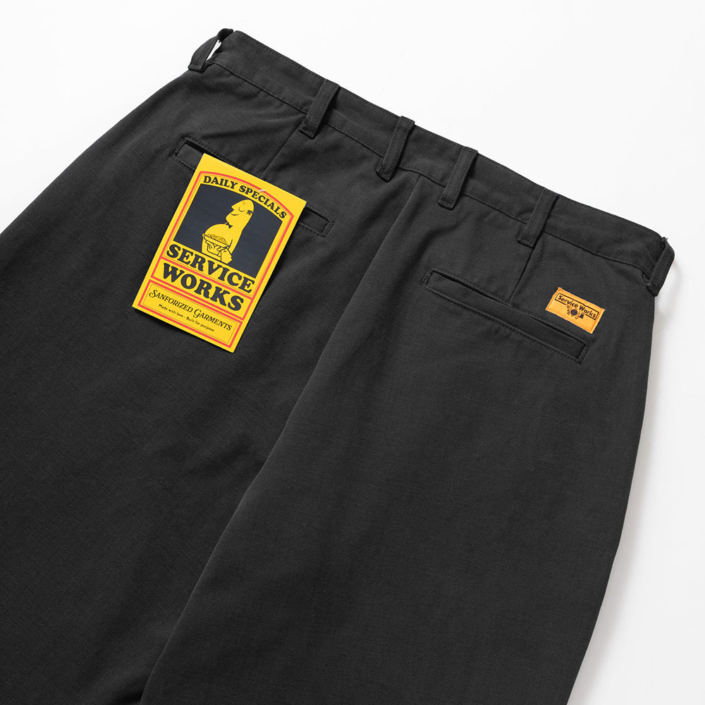 Service Works Moleskin Part Timer Pant - Black