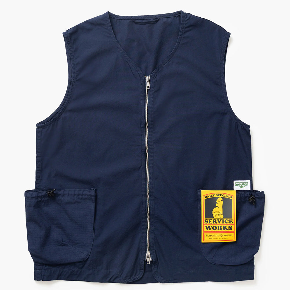 Service Works Gardener Vest - Navy