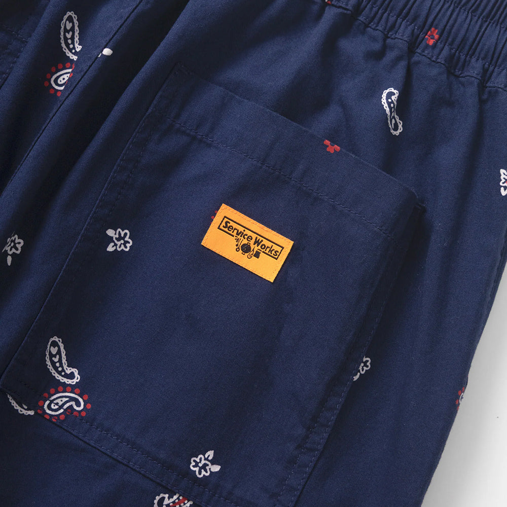 Service Works Paisley Chef Pant - Royal