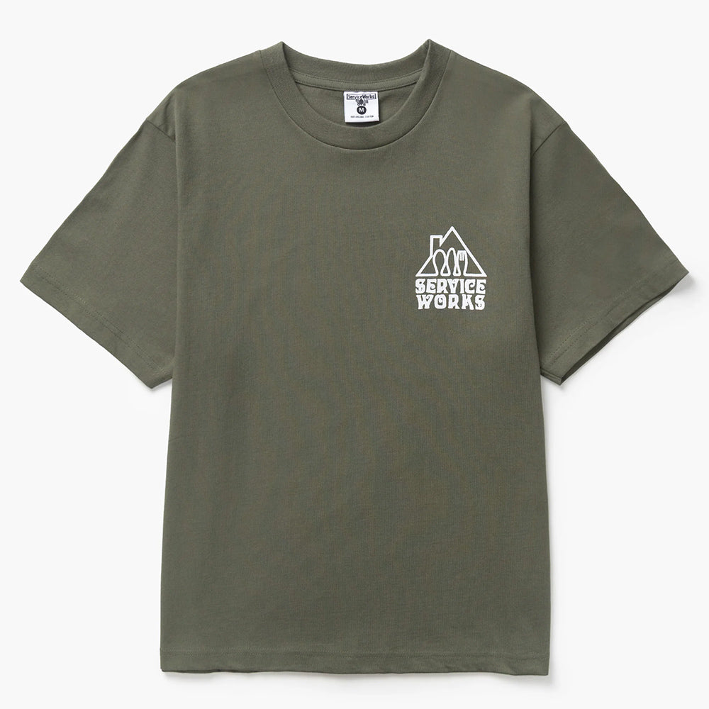 Service Works Home Comforts Tee - Olive