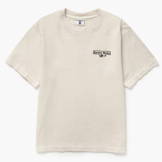 Service Works PD Trademark Tee - Natural