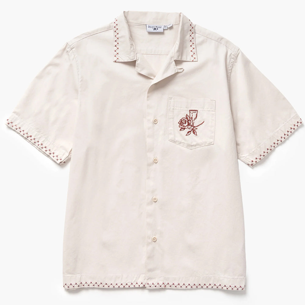 Service Works Border Shirt - Off White