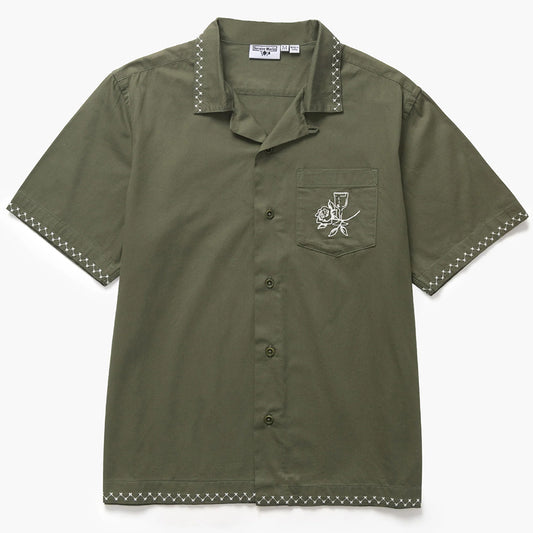 Service Works Border Shirt - Olive