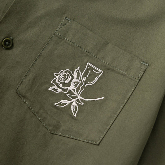 Service Works Border Shirt - Olive