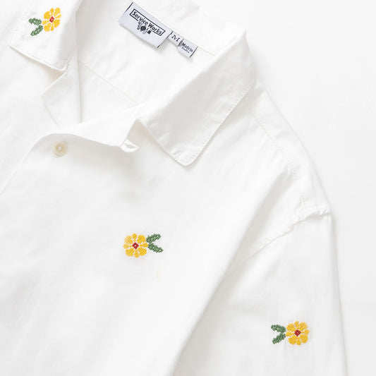 Service Works Cross Stitch Shirt - White