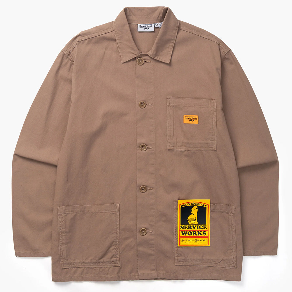 Service Works Twill Chore Shirt - Mushroom