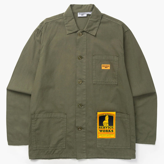 Service Works Twill Chore Shirt - Olive