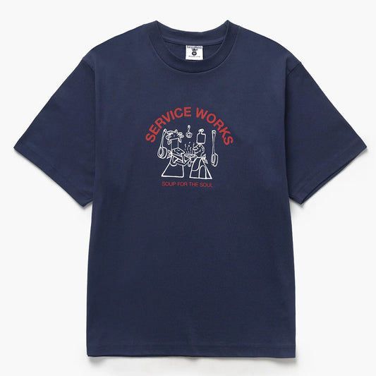 Service Works Soup For The Soul Tee - Navy