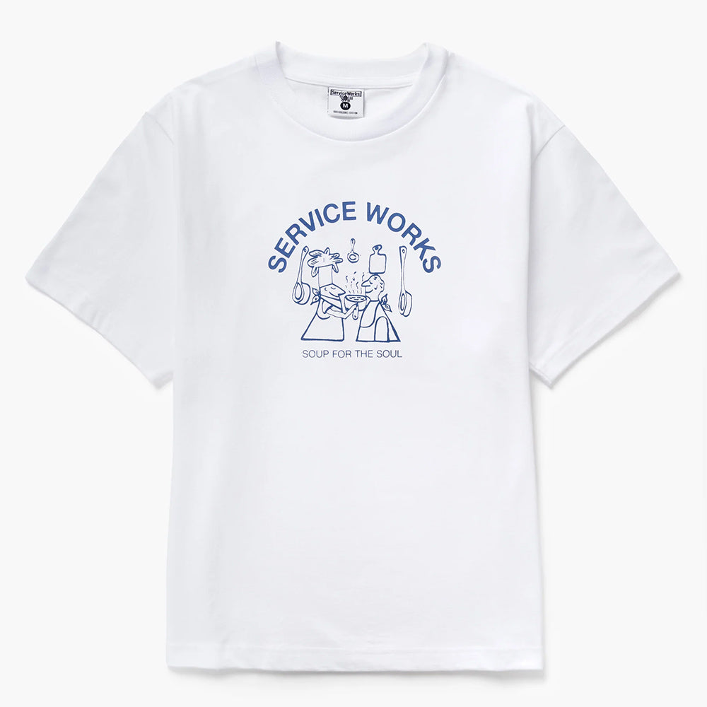 Service Works Soup For The Soul Tee - White