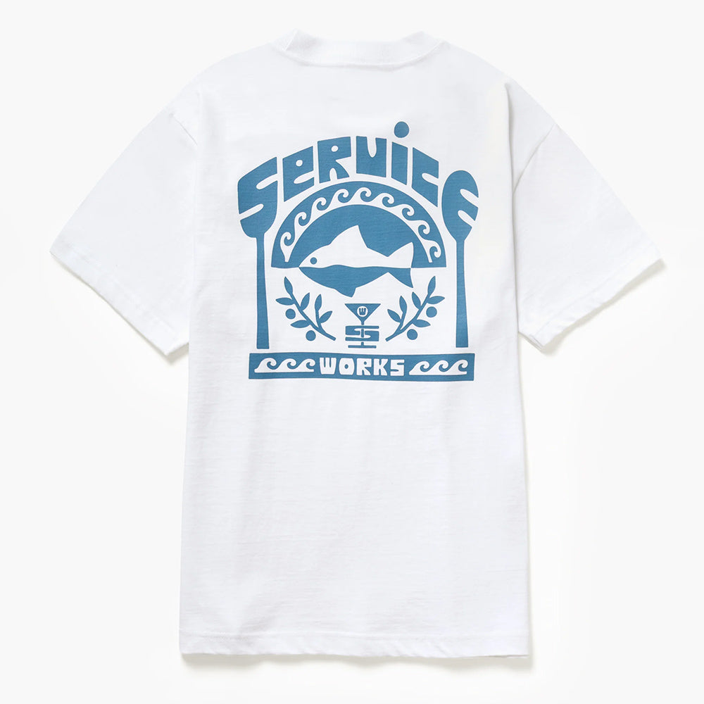 Service Works Milos Tee - White