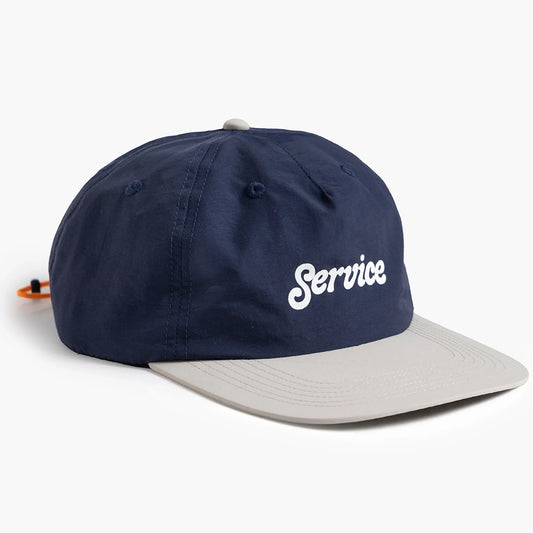 Service Works Script Surf Cap - Navy Off White