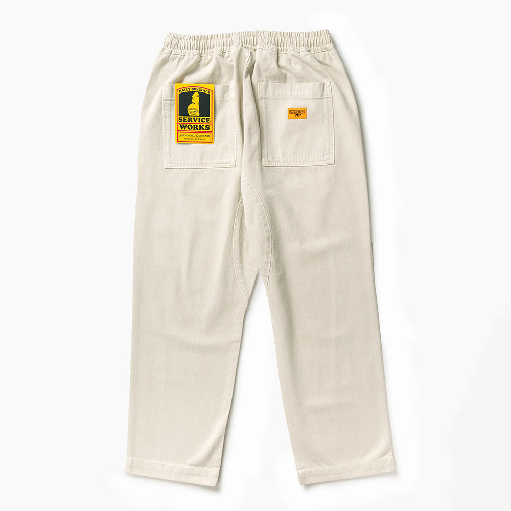 Service Works Pigment HBT Chef Pant - Bone
