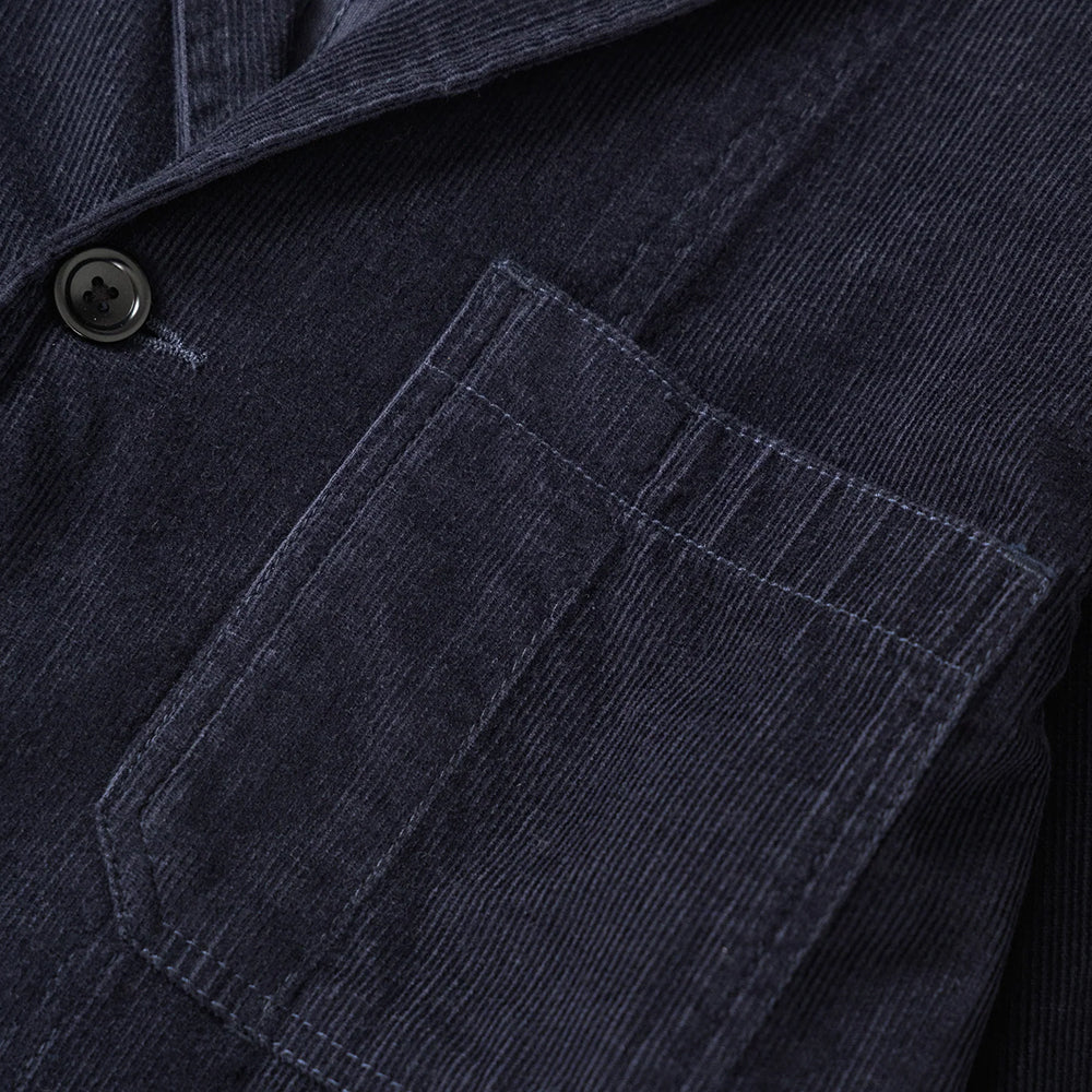 Service Works Fine Cord Server Suit Jacket - Dark Navy