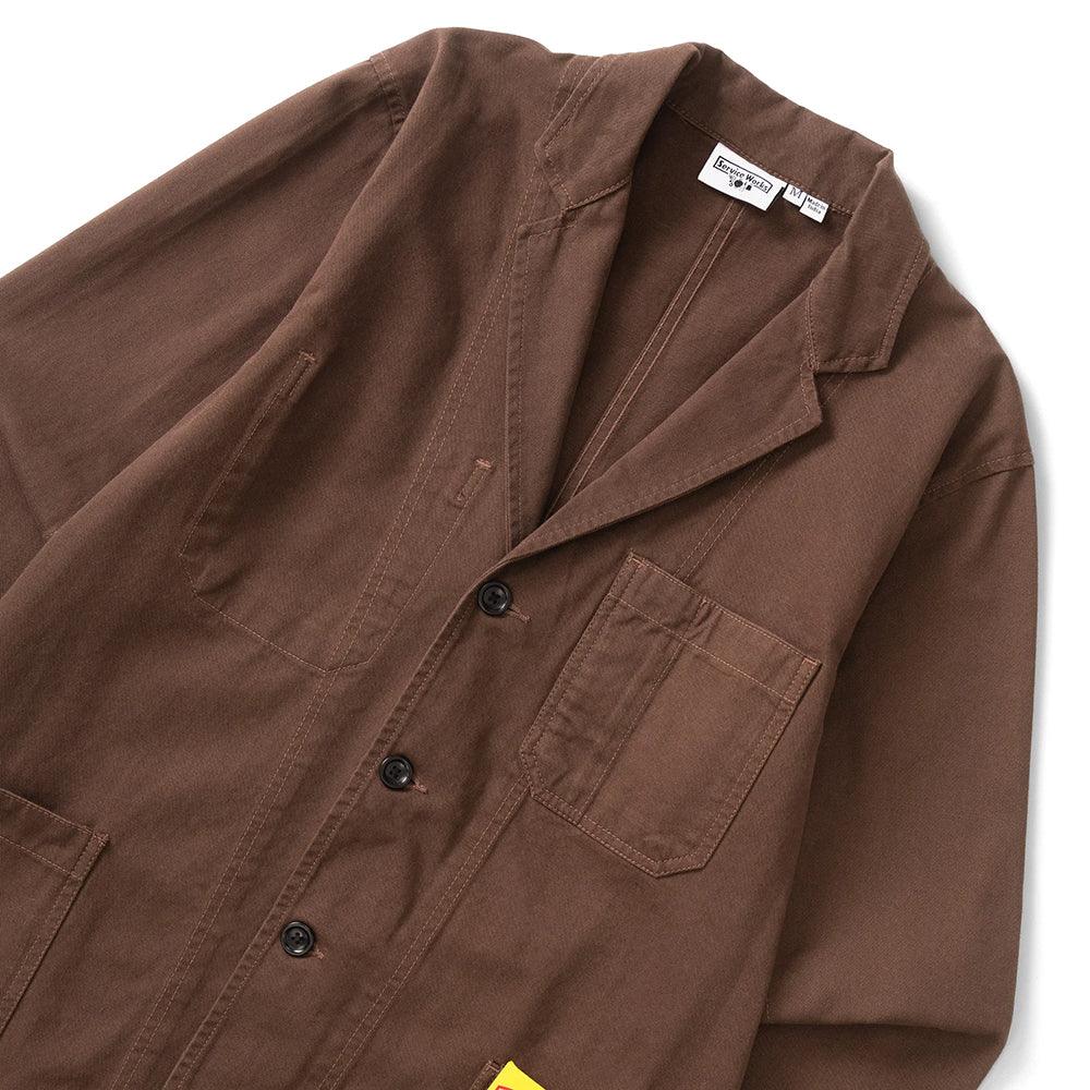Service Works Twill Server Suit Jacket - Brown