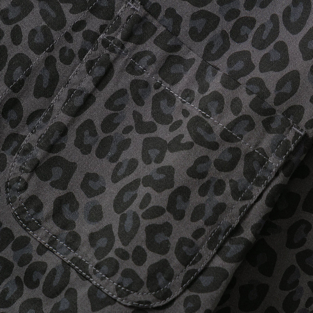 Service Works Patterned Easy Chef Shirt - Black Leopard