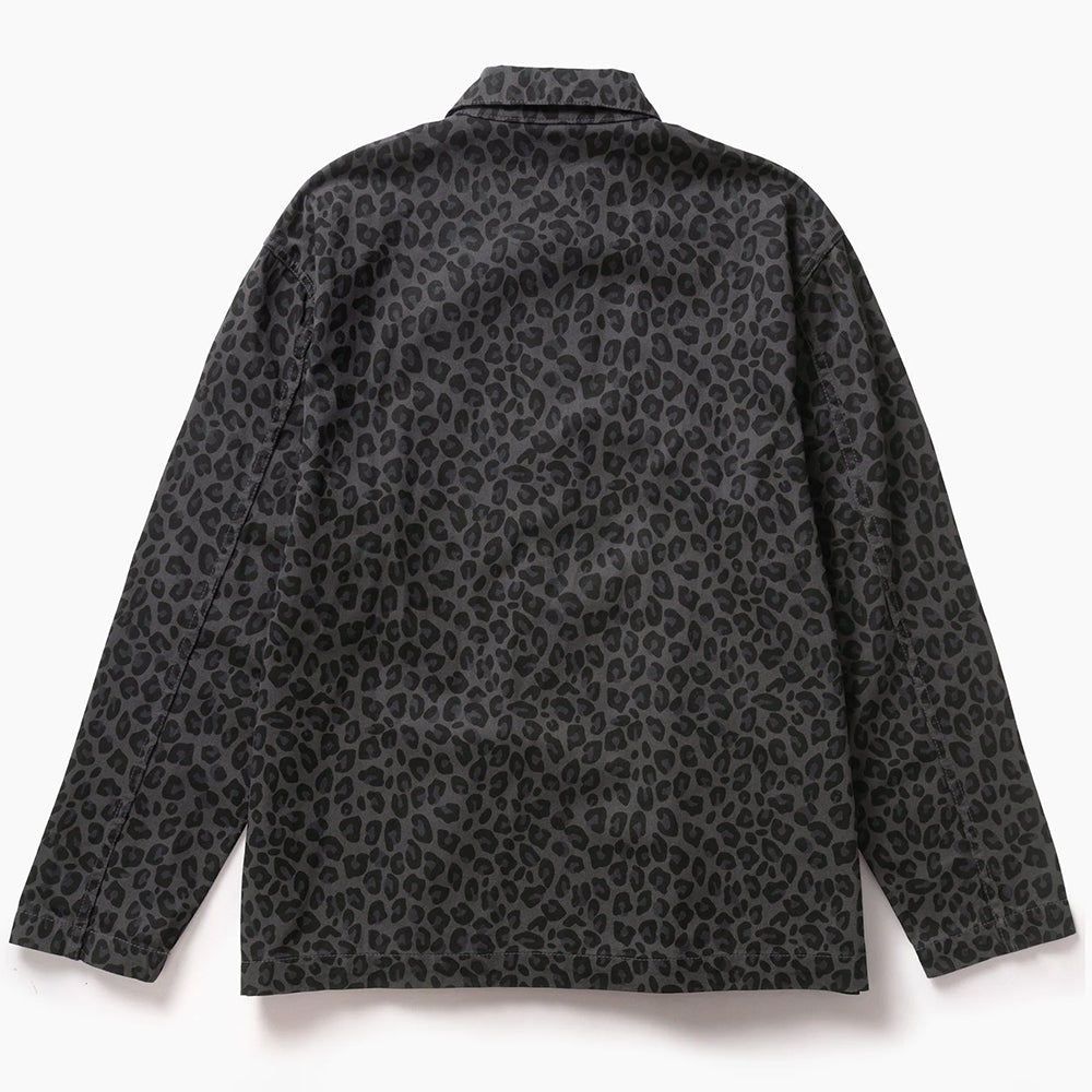 Service Works Patterned Easy Chef Shirt - Black Leopard
