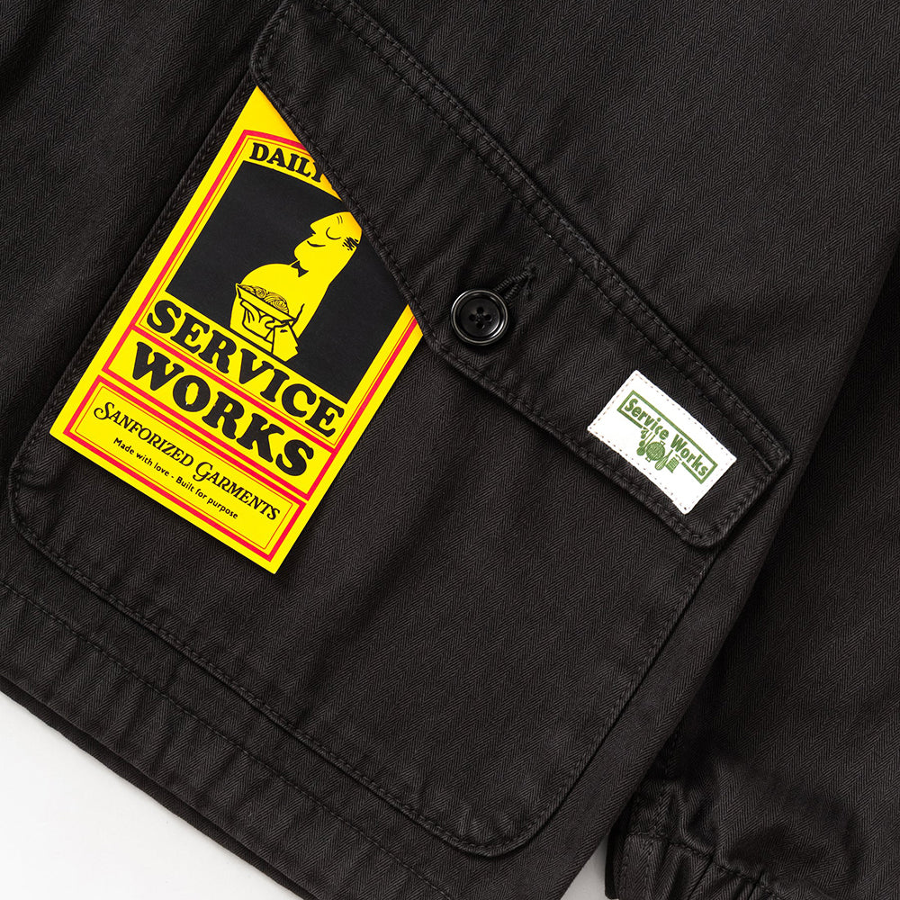 Service Works Pigment HBT Smock 2.0 - Black