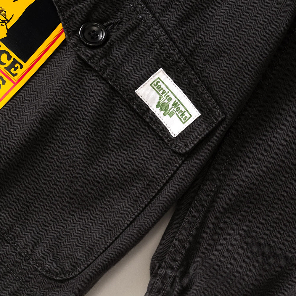 Service Works Pigment HBT Smock 2.0 - Black