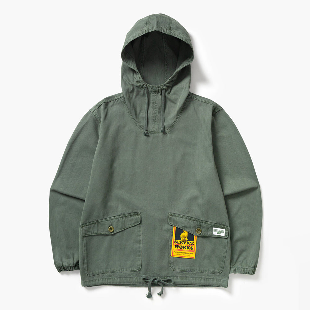 Service Works Pigment HBT Smock 2.0 - Olive