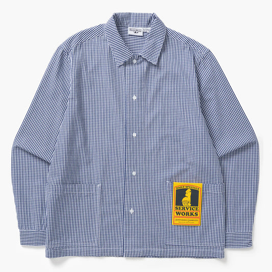 Service Works Gingham Water Shirt - Blue