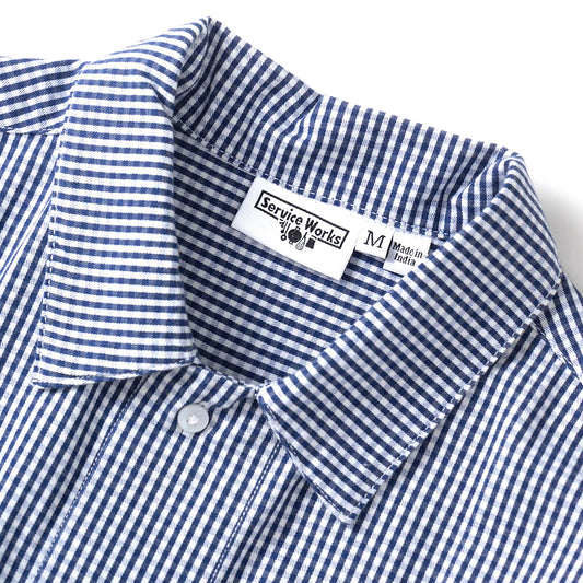Service Works Gingham Water Shirt - Blue