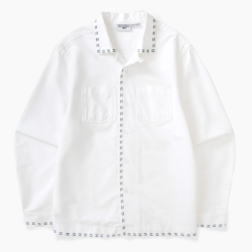 Service Works Trace Resort Shirt - White