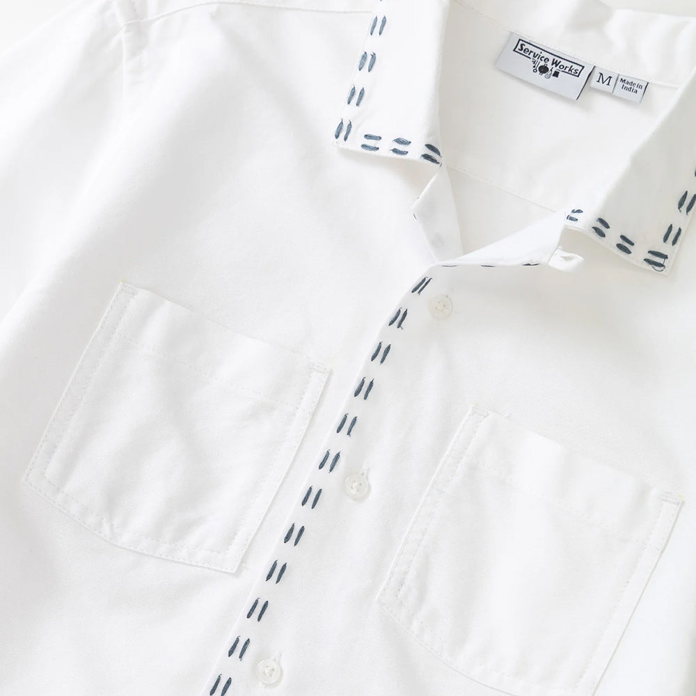 Service Works Trace Resort Shirt - White