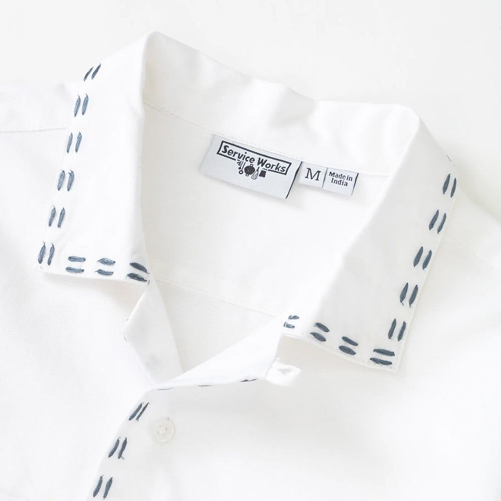 Service Works Trace Resort Shirt - White