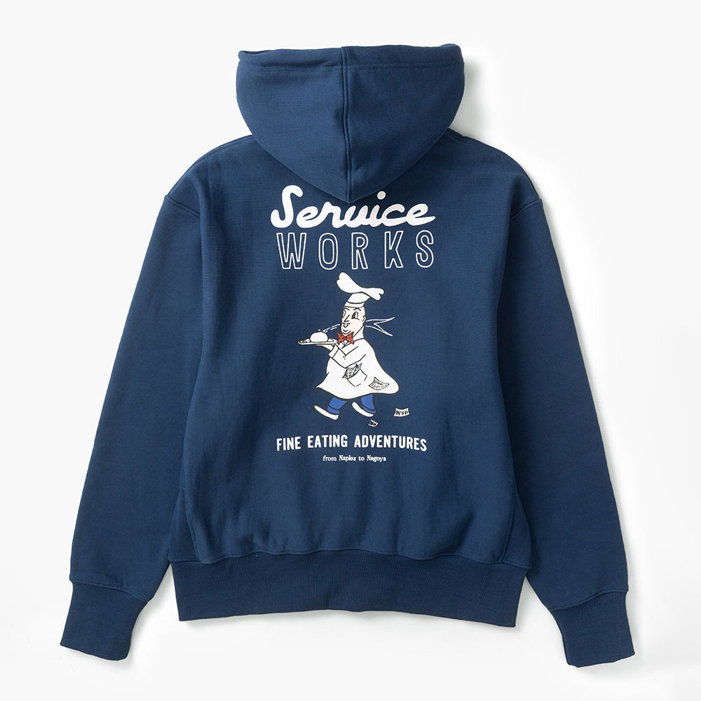 Service Works Eating Adventures Hoodie - Navy