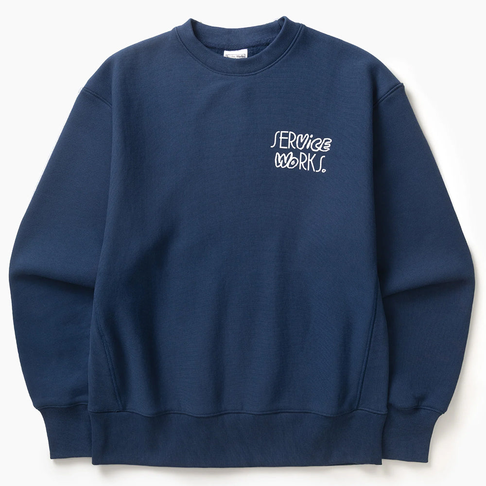Service Works Double Vision Crewneck - Navy