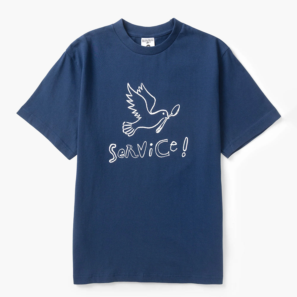 Service Works Dove Tee - Navy
