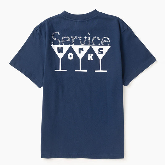 Service Works Martini Tee - Navy