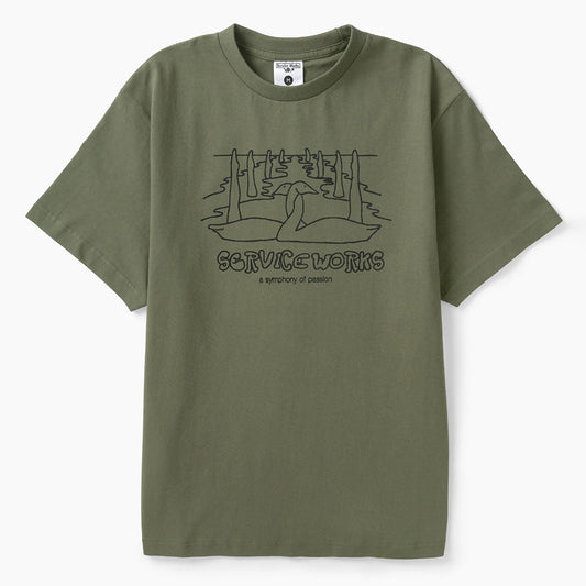 Service Works Symphony Tee - Olive