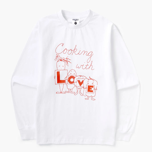 Service Works LOVE LS Tee - White