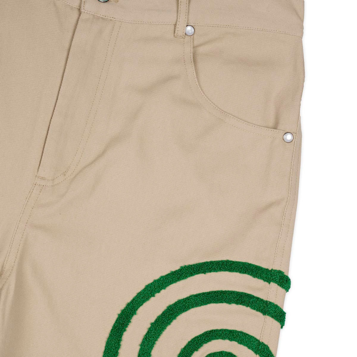 Brain Dead Swirls Twill Pant - Khaki