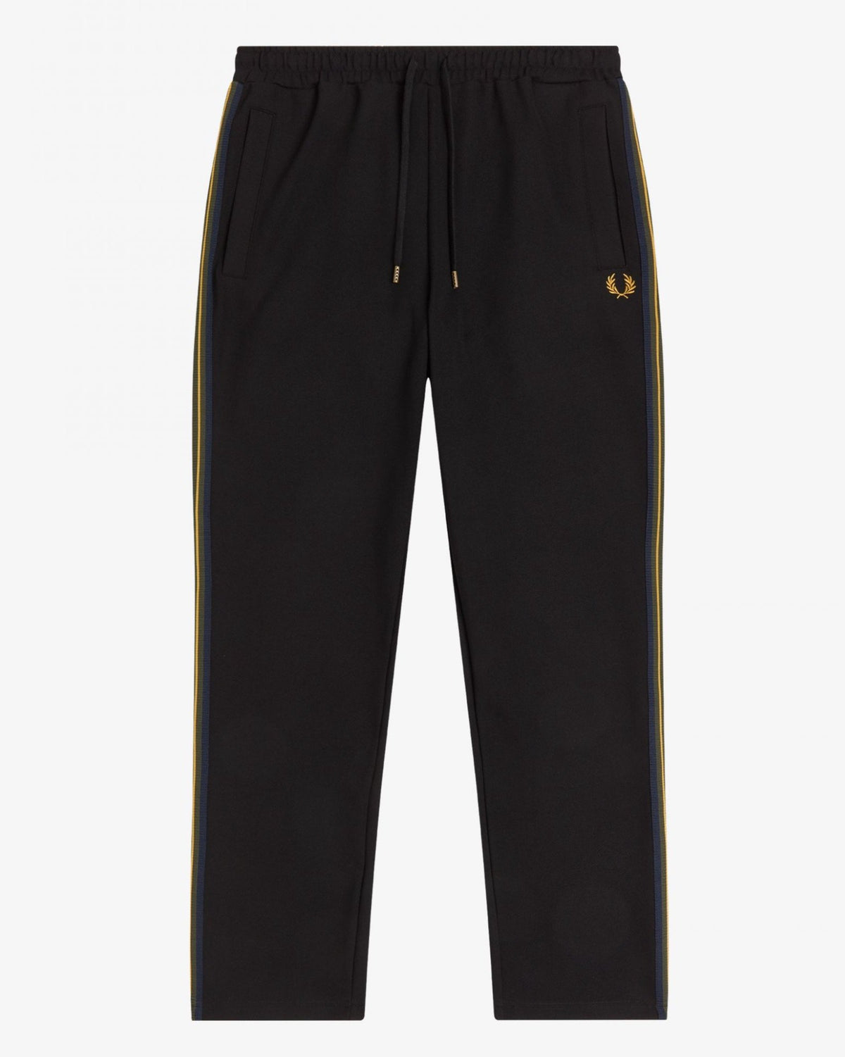 Fred Perry Striped Tape Trackpant - Black