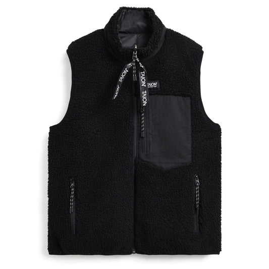 Taion Mountain Reversible Down x Boa Jacket - Black Black