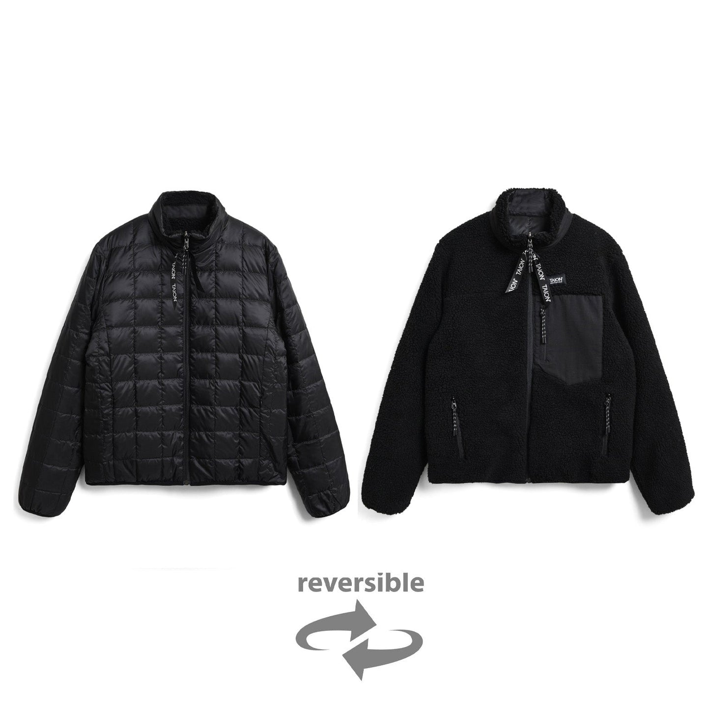 Taion Mountain Reversible Down x Boa Jacket