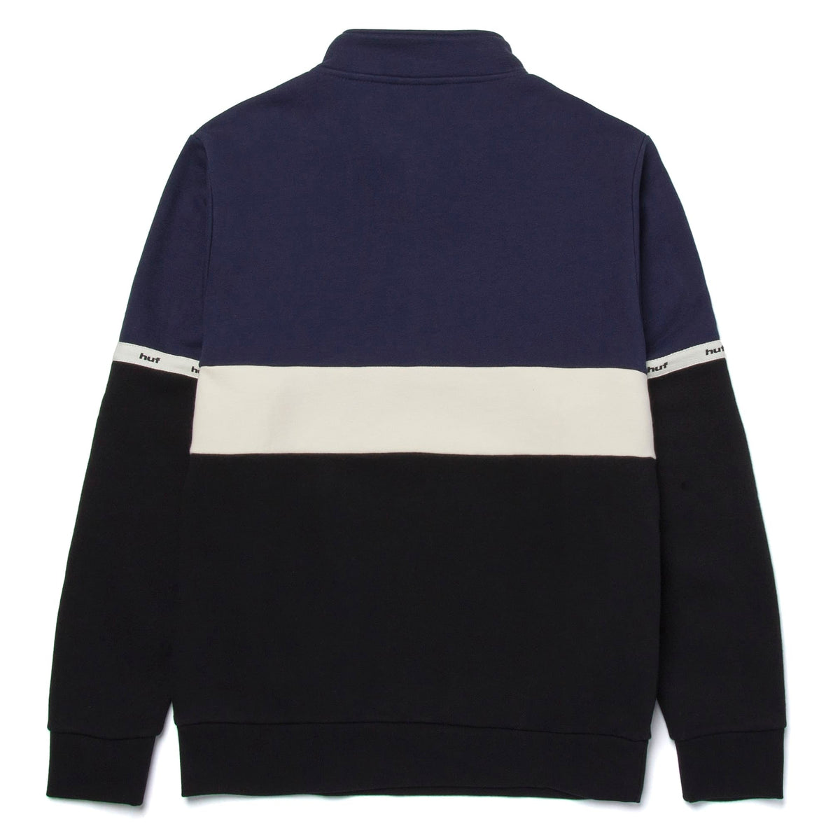HUF Taped 1/4 Zip Fleece - Black