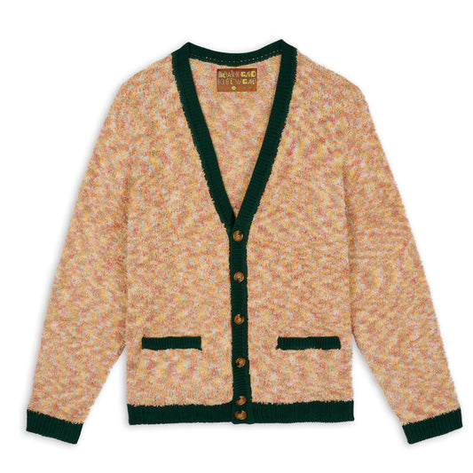 Brain Dead Teddy Fur Striped Cardigan - Brown