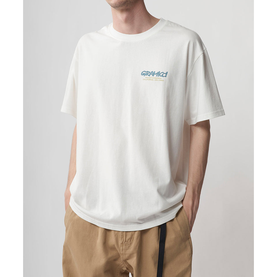 Gramicci Mountaineering T-Shirt - White Blue