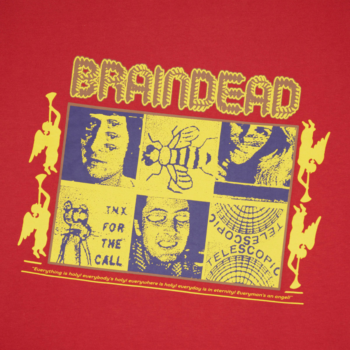 Brain Dead Telescopic LS T-Shirt - Red